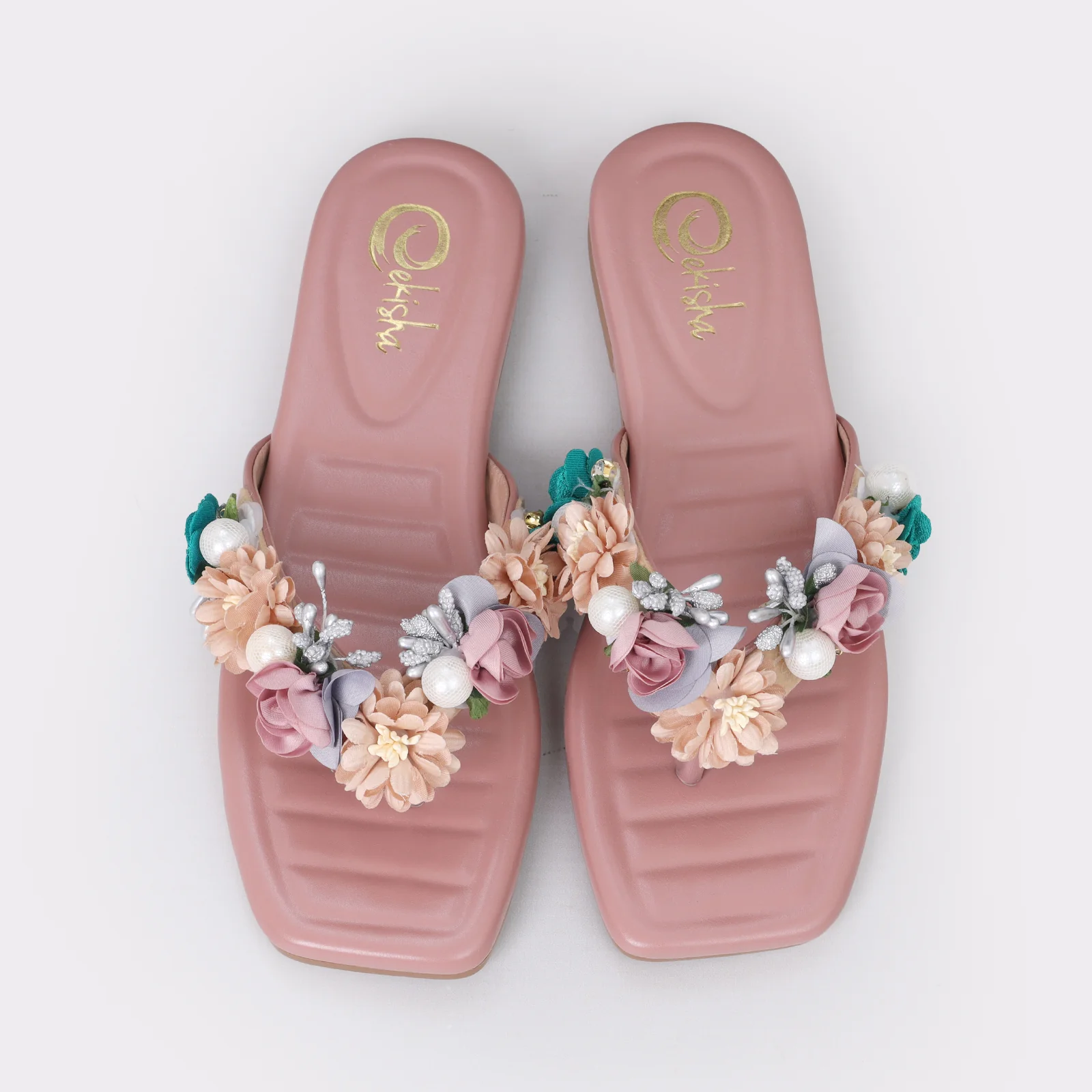 Women's Floral Chappals - Image 4