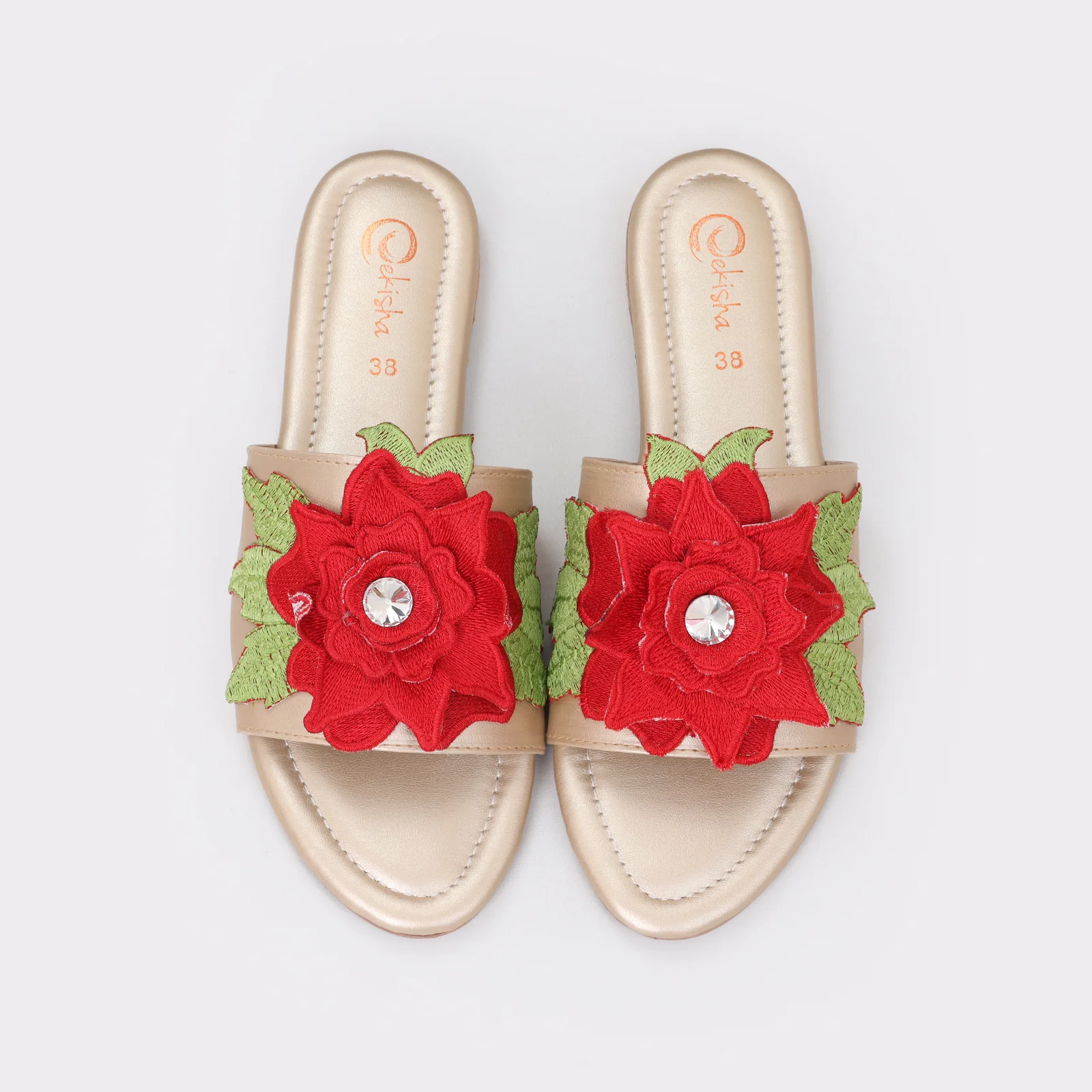 Women's Floral Flats - Image 4