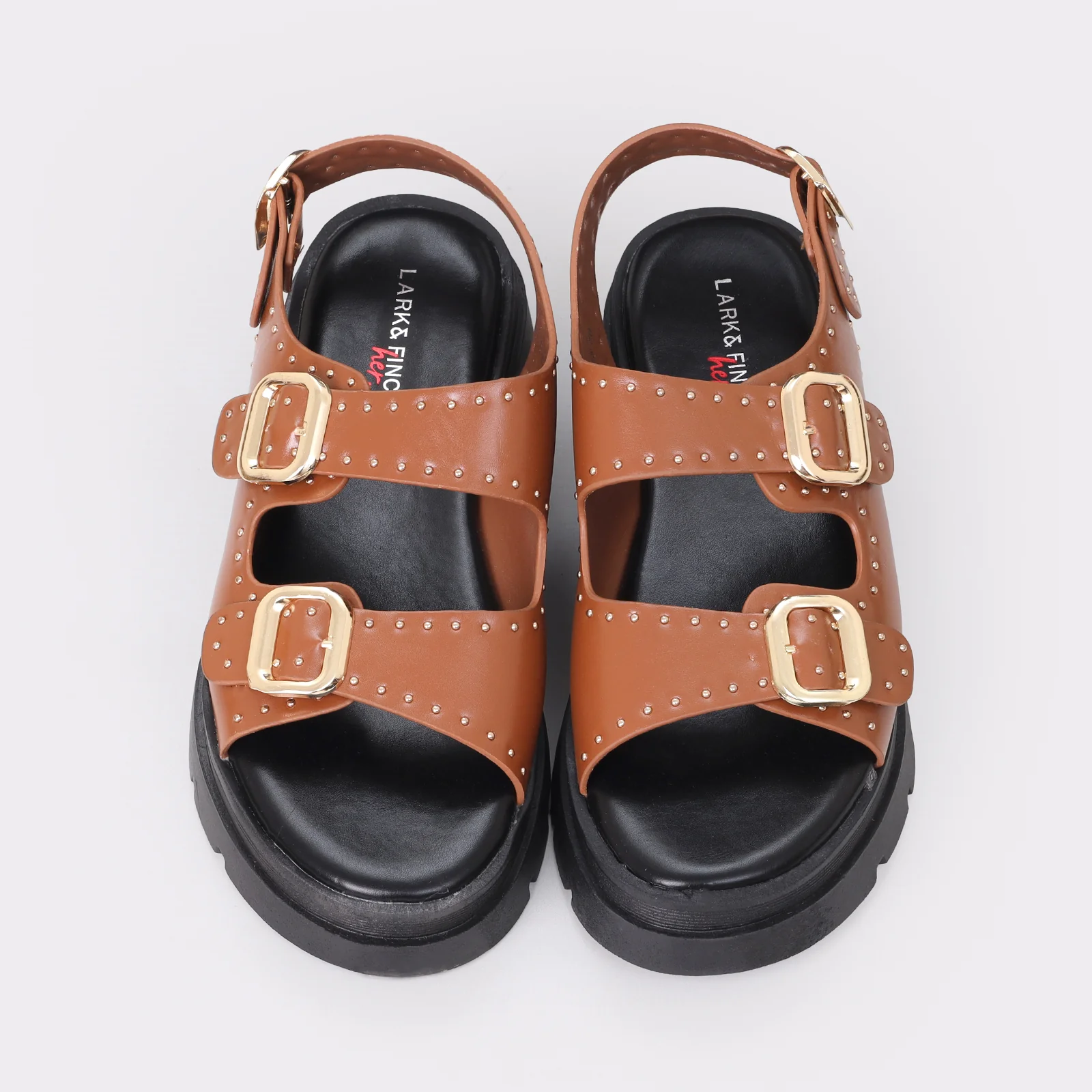 Women's Dual Buckled Sandals - Image 4