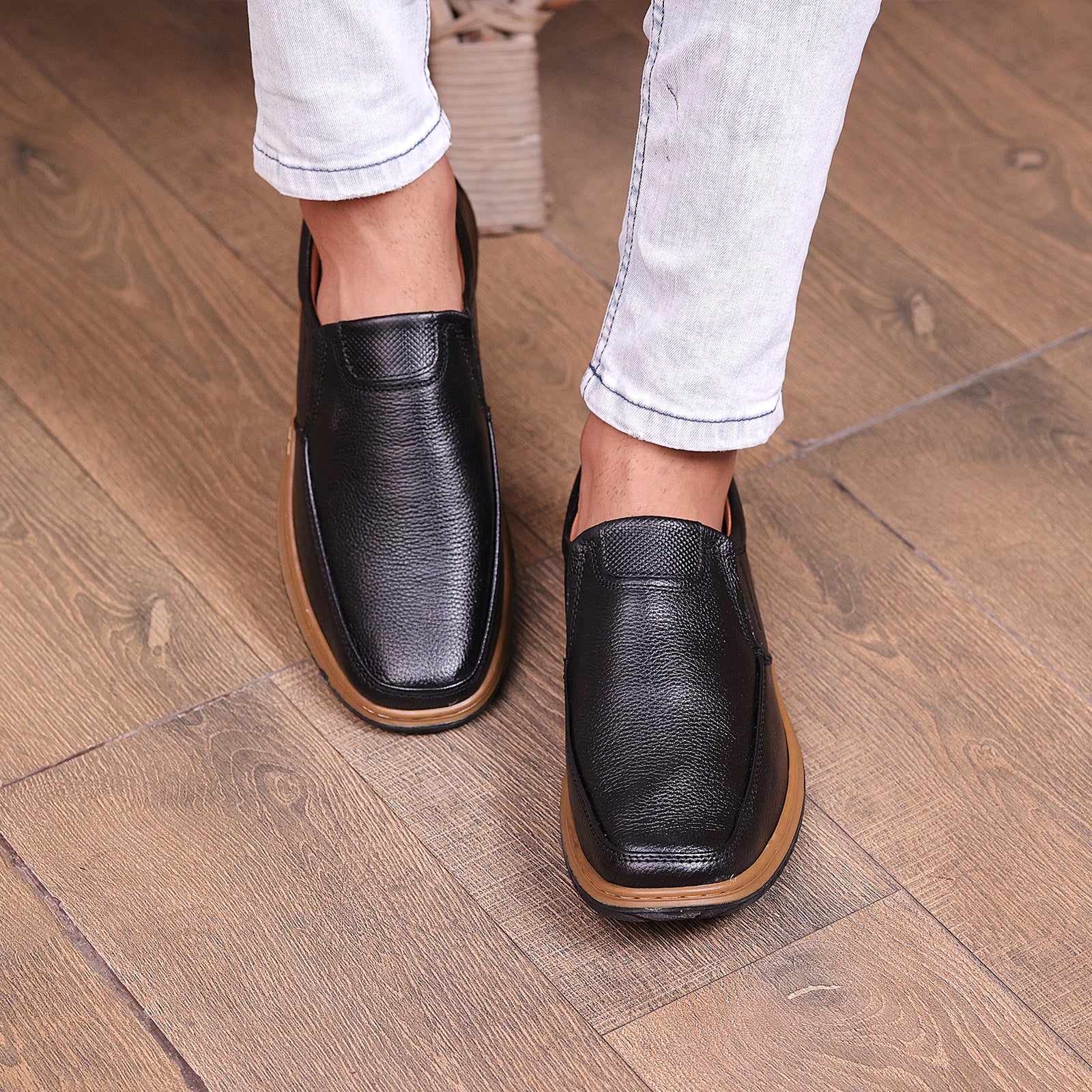 M-DC-0200013-Men Leather Shoes - Image 4