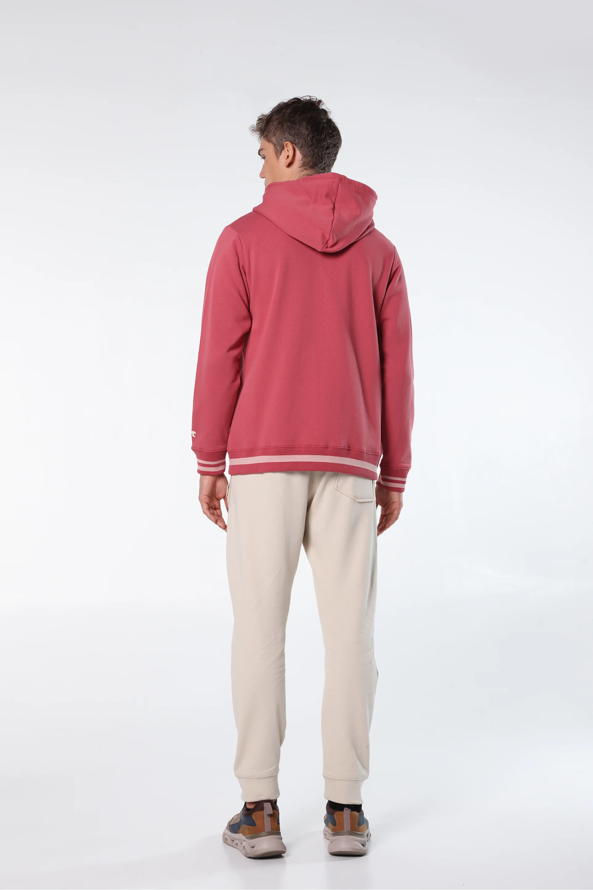 Athleisure Zip Hoodie with Y/D Trims - Image 2